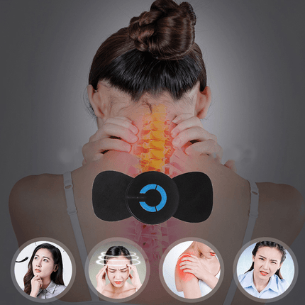 Mini Neck & Shoulder Massager – Rechargeable Portable Pulse MassagerBlack12