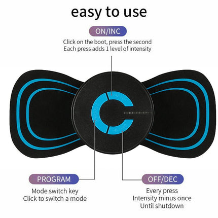Mini Neck & Shoulder Massager – Rechargeable Portable Pulse MassagerBlack6