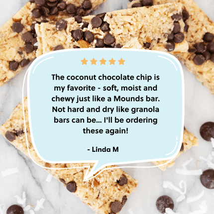 Nola Bars - Keto Granola Bar, Chewy Low - Carb Candy - Like SnackCoconut Chocolate Chip13