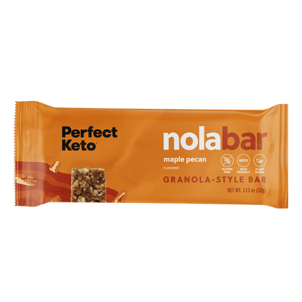 Nola Bars - Keto Granola Bar, Chewy Low - Carb Candy - Like SnackMaple Pecan7