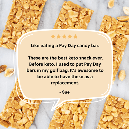 Nola Bars - Keto Granola Bar, Chewy Low - Carb Candy - Like SnackPeanut Butter18