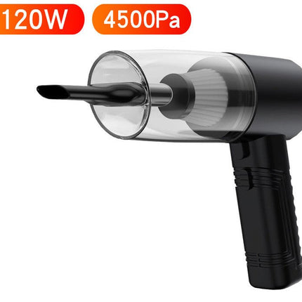 Portable Car Vacuum Cleaner – 120W Handheld 12V Vacuum with 4500Pa SuctionBlack3