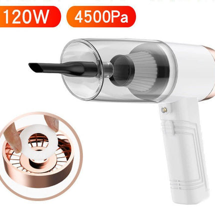 Portable Car Vacuum Cleaner – 120W Handheld 12V Vacuum with 4500Pa SuctionWhite6