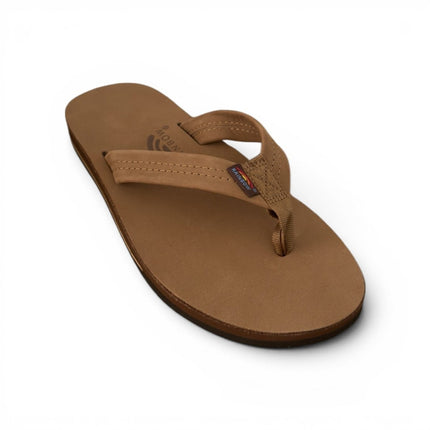 Rainbow Sandals Men's Double Layer Premier Leather Arch Support SandalDark Brown10