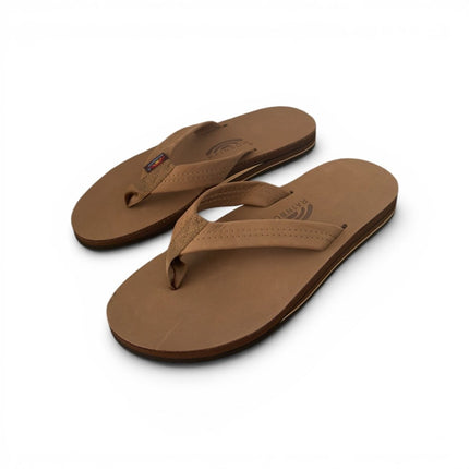 Rainbow Sandals Men's Double Layer Premier Leather Arch Support SandalDark Brown11