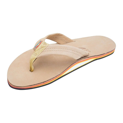 Rainbow Sandals Men's Leather Single Layer FlipflopSand17