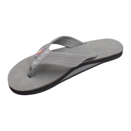 Rainbow Sandals Women's Wide Strap Leather FlipflopBlack6