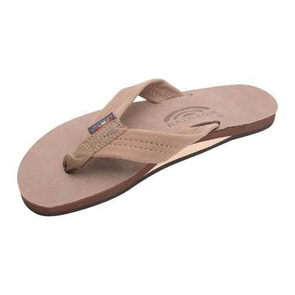 Rainbow Sandals Women's Wide Strap Leather FlipflopBlack3