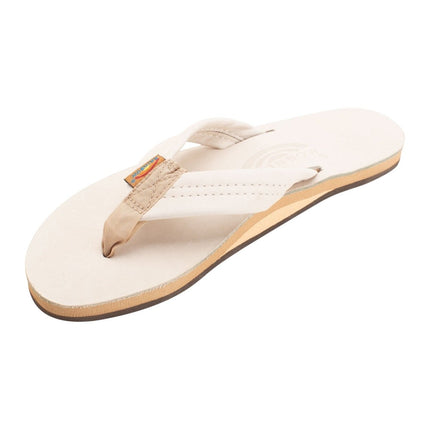 Rainbow Sandals Women's Wide Strap Leather FlipflopBlack10
