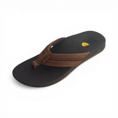 Reef Leather Ortho - Coast Men's Sandals with Orthotic Arch Support & Cushion Bounce FootbedBrown1