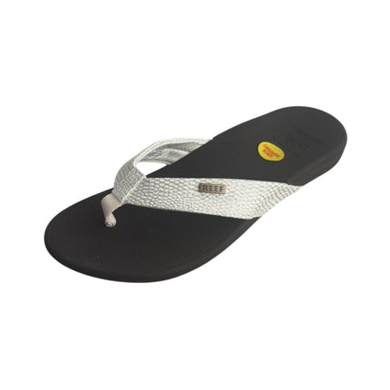 Reef Women's Ortho - Spring Sandals with Arch Support & Cushion Bounce FootbedBrown / White1