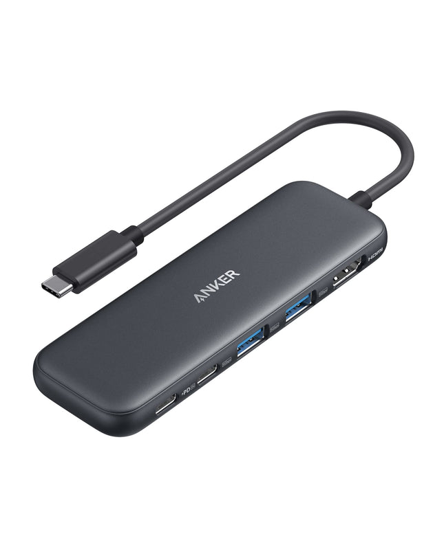 Refurbished Anker <b>332</b> USB - C Hub (5 - in - 1)Black1