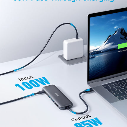 Refurbished Anker <b>332</b> USB - C Hub (5 - in - 1)Black3