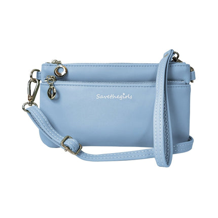 Save the Girls Bella RFID Crossbody PurseBlue Opal (Hardware: Silver)15