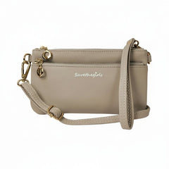 Save the Girls Bella RFID Crossbody PurseCreamy Spice Taupe (Hardware: Gold)1