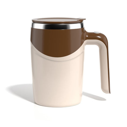 Self-Stirring Coffee Mug – Rechargeable Automatic Mixing Cup, Stainless SteelCoffee Brown11