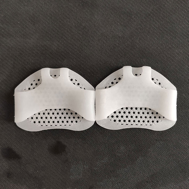 Silicone Forefoot Cushion Pads – Non-Slip Ball of Foot Inserts for Heels & Flats (1, 2 or 3 Pairs)White – Wide (1 Pair)7