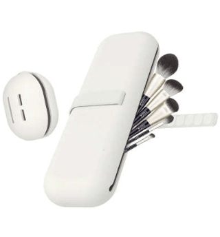 Silicone Makeup Brush Holder – Travel Brush Case & OrganizerRed3