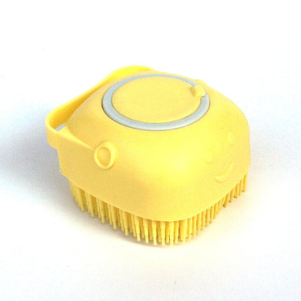 Silicone Pet Bath Brush – Dog & Cat Shampoo Dispensing Massage Grooming Brush – Green, view 5