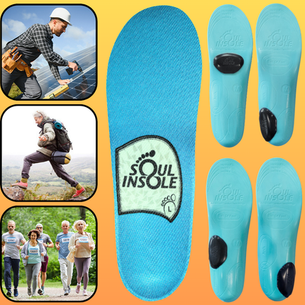 Soul Insole Instant Custom Soft Orthotic - Customizable Insoles SMALL (US W: 5 - 8.5 | US M: 4 - 7 | EU: 36 - 39)