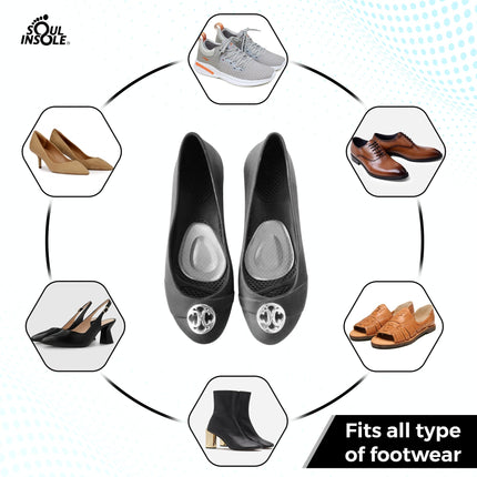 Soul Insole Metatarsal Pads - Reusable Ball of Foot Cushions