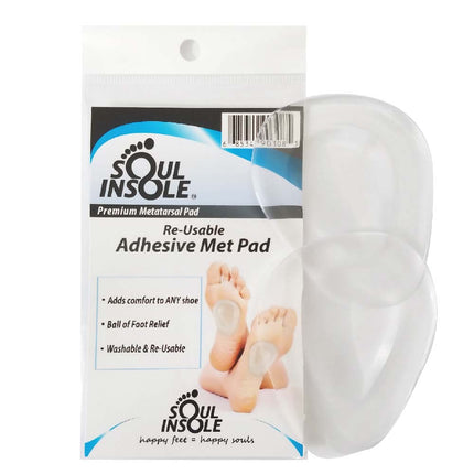 Soul Insole Metatarsal Pads - Reusable Ball of Foot Cushions