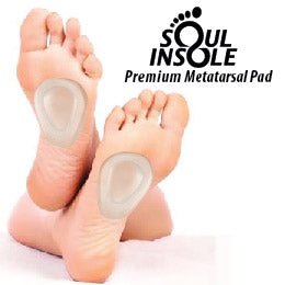 Soul Insole Metatarsal Pads - Reusable Ball of Foot Cushions