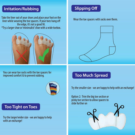 Soul Insole Premium Toe Spacers - Bunion & Alignment Relief Regular / Small