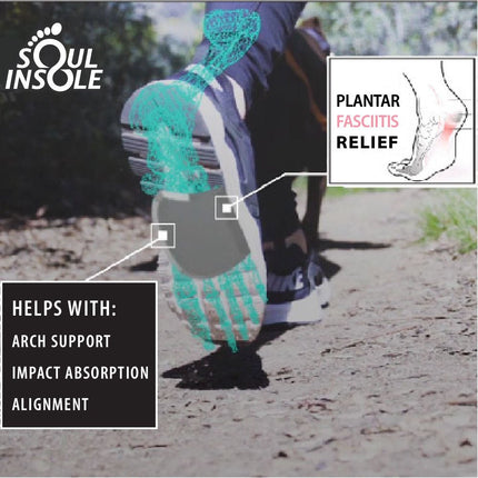 Soul Insole Shoe Bubble Pro - Lite Orthotic - Slim Fit InsolesXS (Youth: 12Y - 3Y / Women: 3 - 5.5)3