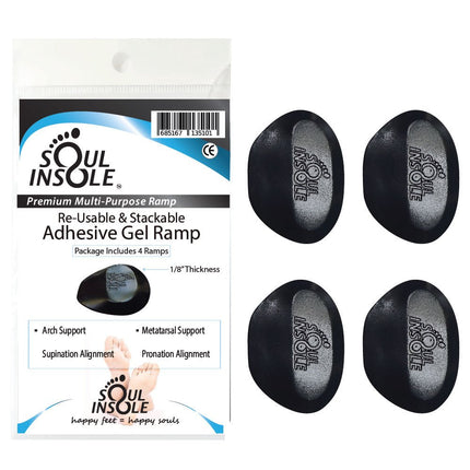 Soul Insole Stackable Gel Ramps - Multi - Position Foot Support