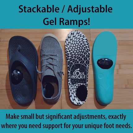 Soul Insole Stackable Gel Ramps - Multi - Position Foot Support