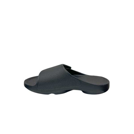 Sovella Men's Recovery Hook & Loop Slide – Arch Support Rebound Foam Sandals, Dark GreyDark Grey3