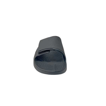 Sovella Men's Recovery Hook & Loop Slide – Arch Support Rebound Foam Sandals, Dark GreyDark Grey4