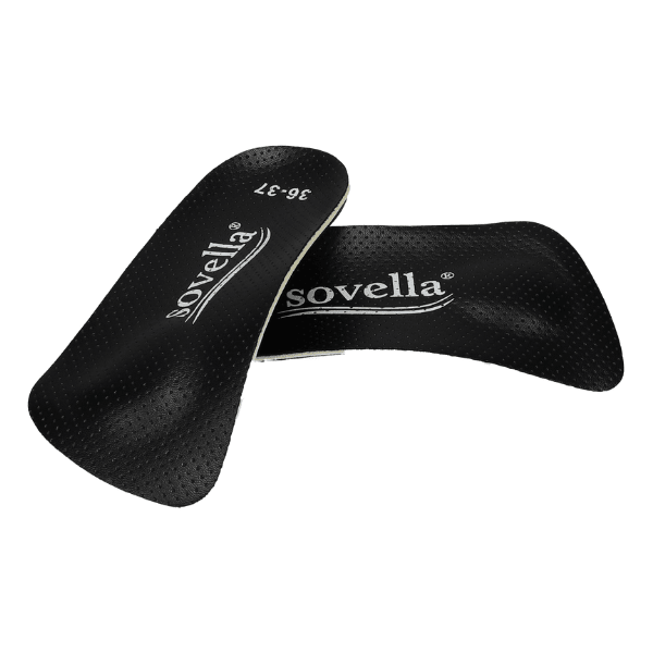 Sovella S2500 3/4-Length Dress Arch Support Insoles with Metatarsal Pad – Unisex Orthotic Inserts351