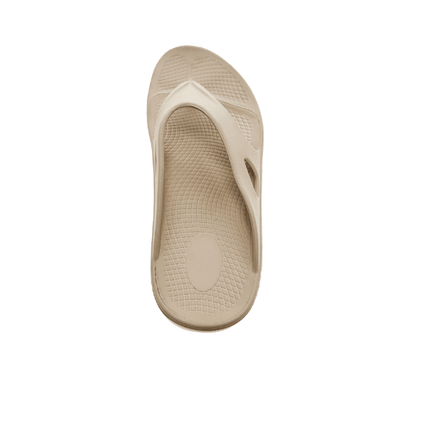 Sovella Women's Recovery Flip-Flop – Arch Support Rebound Foam Sandals, BeigeBEIGE4