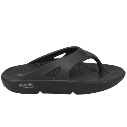 Sovella Women's Recovery Flip-Flop – Arch Support Rebound Foam Sandals, Black62
