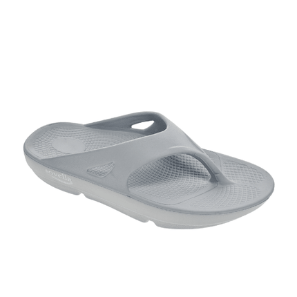 Sovella Women's Recovery Flip-Flop – Arch Support Rebound Foam Sandals, Light GreyLight Grey1