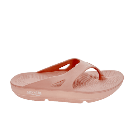 Sovella Women's Recovery Flip-Flop – Arch Support Rebound Foam Sandals, PinkPink2