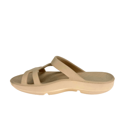 Sovella Women's Recovery Slide – Arch Support Rebound Foam Sandals, BeigeBEIGE3