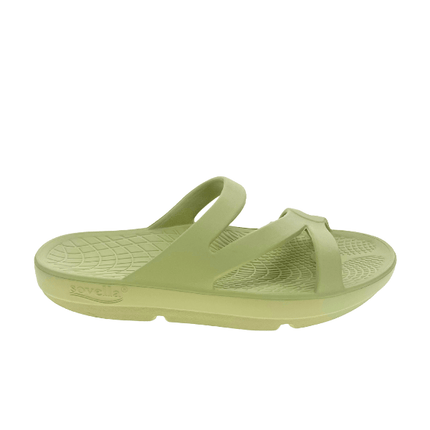 Sovella Women's Recovery Slide – Arch Support Rebound Foam Sandals, GreenGreen2