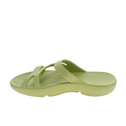 Sovella Women's Recovery Slide – Arch Support Rebound Foam Sandals, GreenGreen3