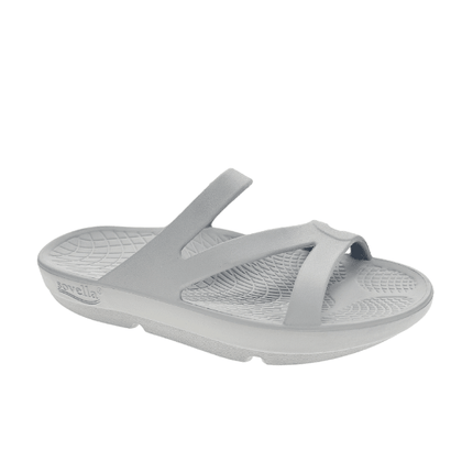 Sovella Women's Recovery Slide – Arch Support Rebound Foam Sandals, Light GreyLight Grey1