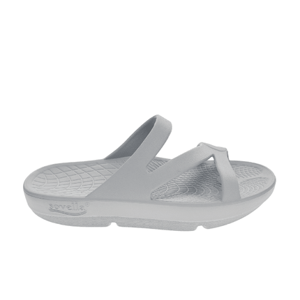 Sovella Women's Recovery Slide – Arch Support Rebound Foam Sandals, Light GreyLight Grey2
