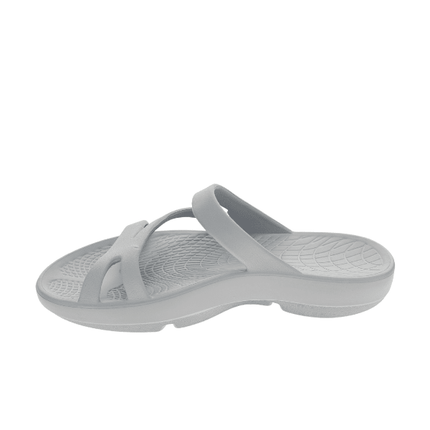 Sovella Women's Recovery Slide – Arch Support Rebound Foam Sandals, Light GreyLight Grey3