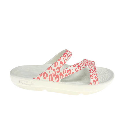 Sovella Women's Recovery Slide – Arch Support Rebound Foam Sandals, Pink LeopardPINK2