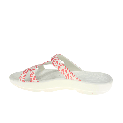 Sovella Women's Recovery Slide – Arch Support Rebound Foam Sandals, Pink LeopardPINK3