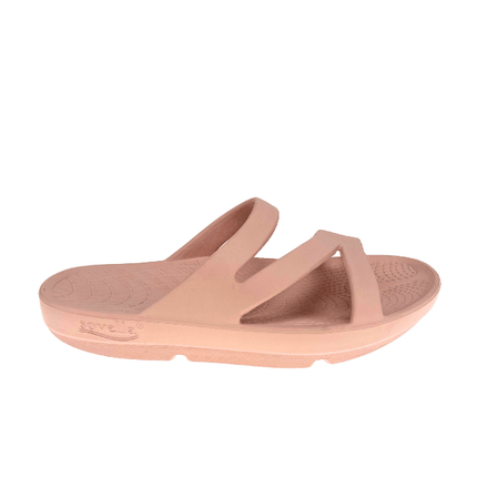 Sovella Women's Recovery Slide – Arch Support Rebound Foam Sandals, PinkPink2