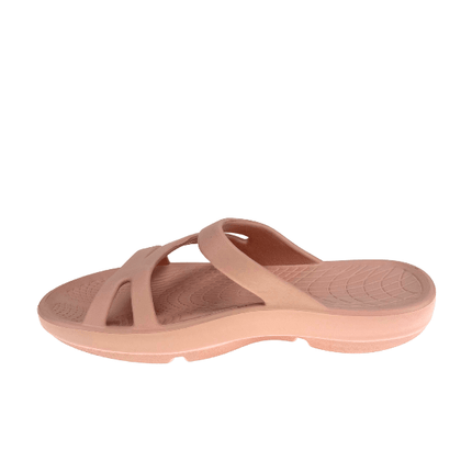 Sovella Women's Recovery Slide – Arch Support Rebound Foam Sandals, PinkPink3