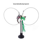 Green Butterfly + Gray Mouse