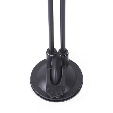 Suction Cup Cat Teaser Toy – Double Spring Wand with Butterfly, Mouse & Feather AttachmentsGreen Butterfly + Gray Mouse16